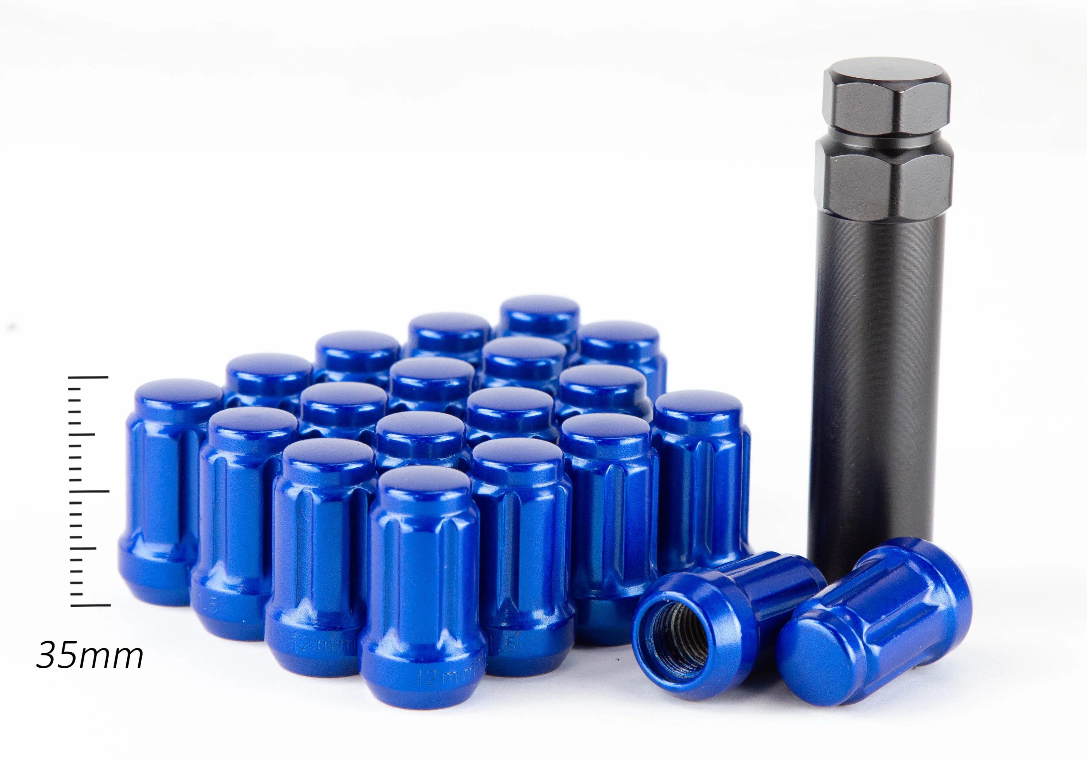 Aodhan SPL35 Spline Lug nuts Set - Conical Seat ,35mm Overall Size - Image 7