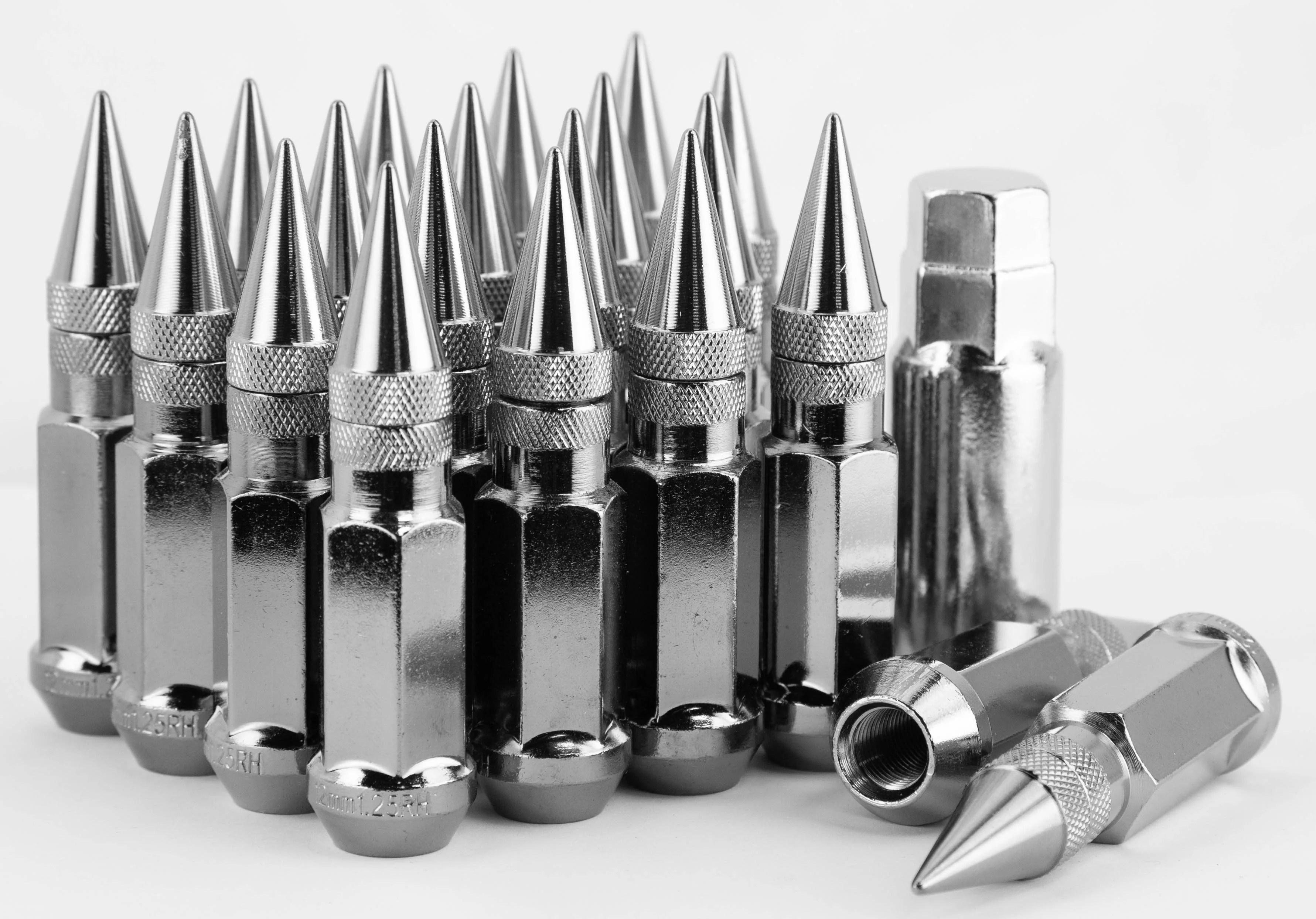 Aodhan XT92 Spiked Extended Lug Nut Set – Conical Seat, 91mm Overall Length - Image 5